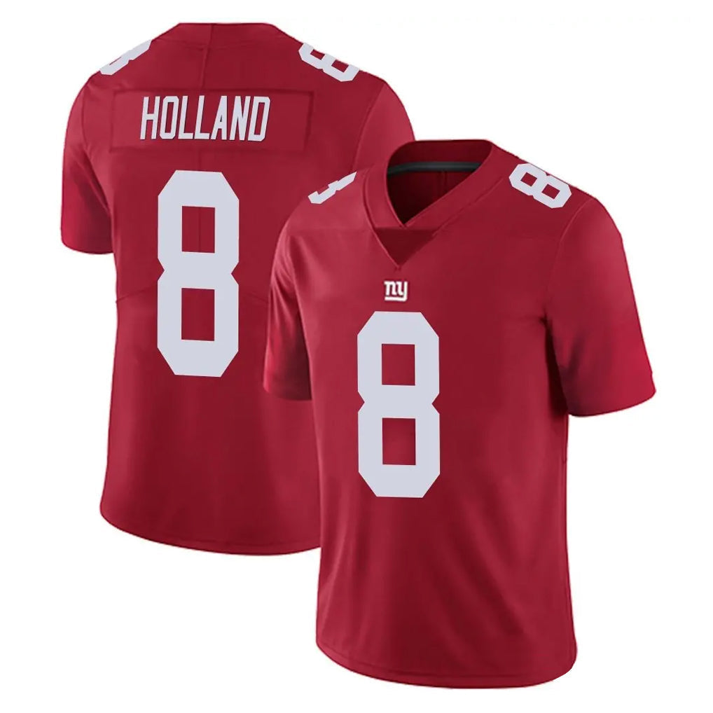 Kooe NY.Giants #8 Jevon Holland Player Red Limited Vapor Untouchable Home Game Stitched Jerseys