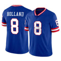 Kooe NY.Giants #8 Jevon Holland Player Royal Classic Vapor Home Game Stitched Jerseys