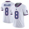 Kooe NY.Giants #8 Jevon Holland Player White Color Rush Home Game Stitched Jerseys