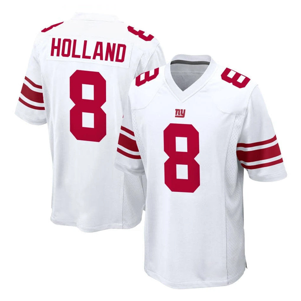 Kooe NY.Giants #8 Jevon Holland Player White Home Game Stitched Jerseys