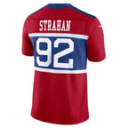 Kooe NY.Giants #92 Michael Strahan Century Red Alternate Vapor F.U.S.E. Retired Player Limited Stitched Jerseys