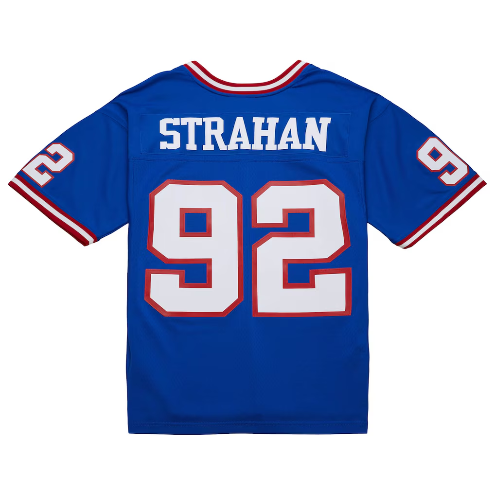 Kooe NY.Giants #92 Michael Strahan Mitchell & Ness Royal 1993 Legacy Replica Jersey