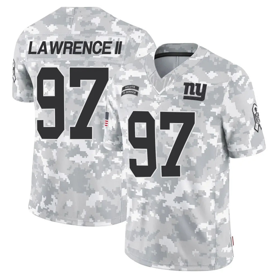 Kooe NY.Giants #97 Dexter Lawrence II Player Arctic Camo Salute to Service Limited Stitched Jerseys