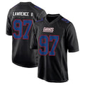 Kooe NY.Giants #97 Dexter Lawrence II Player Black Carbon Fashion Stitched Jerseys