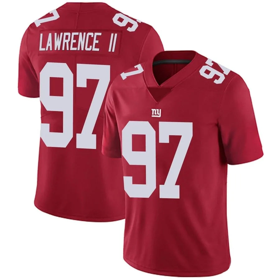 Kooe NY.Giants #97 Dexter Lawrence II Player Vapor Red Limited Stitched Jerseys