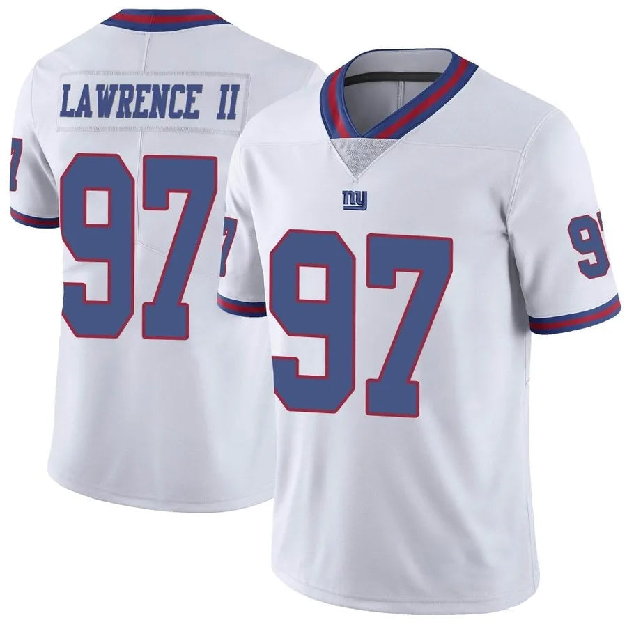 Kooe NY.Giants #97 Dexter Lawrence II Player Vapor White Limited Stitched Jerseys