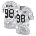 Kooe NY.Giants #98 DJ Reader Player Arctic Camo Salute To Service Limited Game Stitched Jerseys