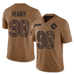 Kooe NY.Giants #98 DJ Reader Player Brown Salute To Service Limited Stitched Jerseys