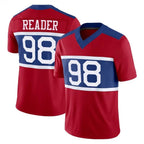 Kooe NY.Giants #98 DJ Reader Player Red Century Vapor F.U.S.E. Home Game Stitched Jerseys