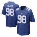 Kooe NY.Giants #98 DJ Reader Player Royal Home Game Stitched Jerseys