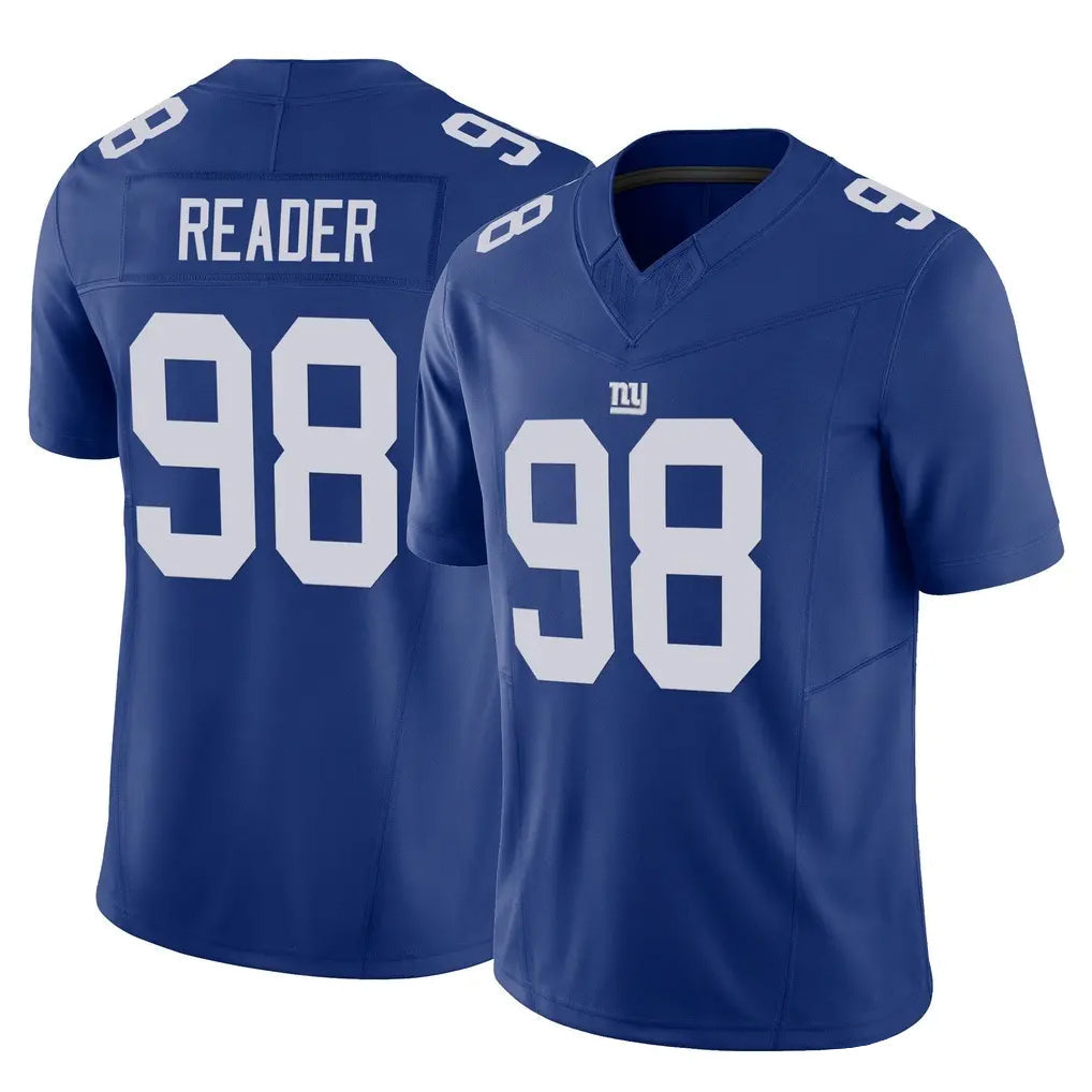 Kooe NY.Giants #98 DJ Reader Player Royal Limited Vapor F.U.S.E. Home Game Stitched Jerseys