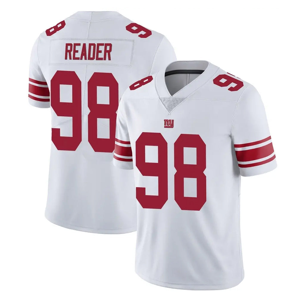 Kooe NY.Giants #98 DJ Reader Player White Limited Vapor Untouchable Home Game Stitched Jerseys
