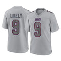 Kooe NY.Giants #9 Lsaiah Likely Player Gray Atmosphere Fashion Limited Game Stitched Jerseys