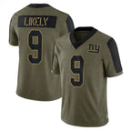 Kooe NY.Giants #9 Lsaiah Likely Player Olive Salute To Service Limited Game Stitched Jerseys