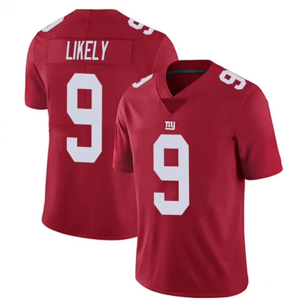Kooe NY.Giants #9 Lsaiah Likely Player Red Limited Vapor Untouchable Home Game Stitched Jerseys