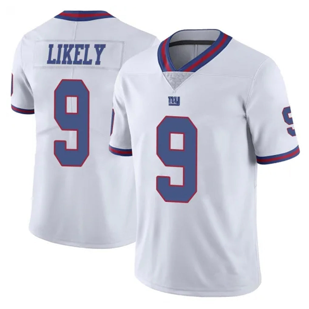 Kooe NY.Giants #9 Lsaiah Likely Player White Color Rush Home Game Stitched Jerseys
