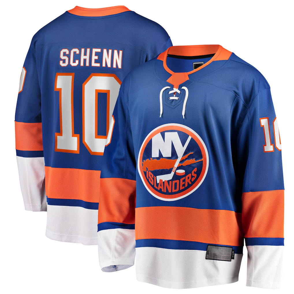 Kooe NY.Islanders #10 Brayden Schenn Blue Home Breakaway Jerseys