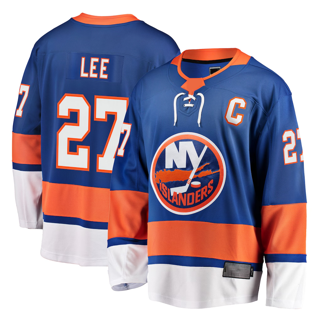 Kooe NY.Islanders #27 Anders Lee Royal Breakaway Jerseys
