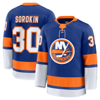 Kooe NY.Islanders #30 Ilya Sorokin Royal Home Premium Jerseys