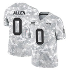 Kooe NY.Jets #0 Braelon Allen Player Arctic Camo Salute to Service Limited Stitched Jerseys