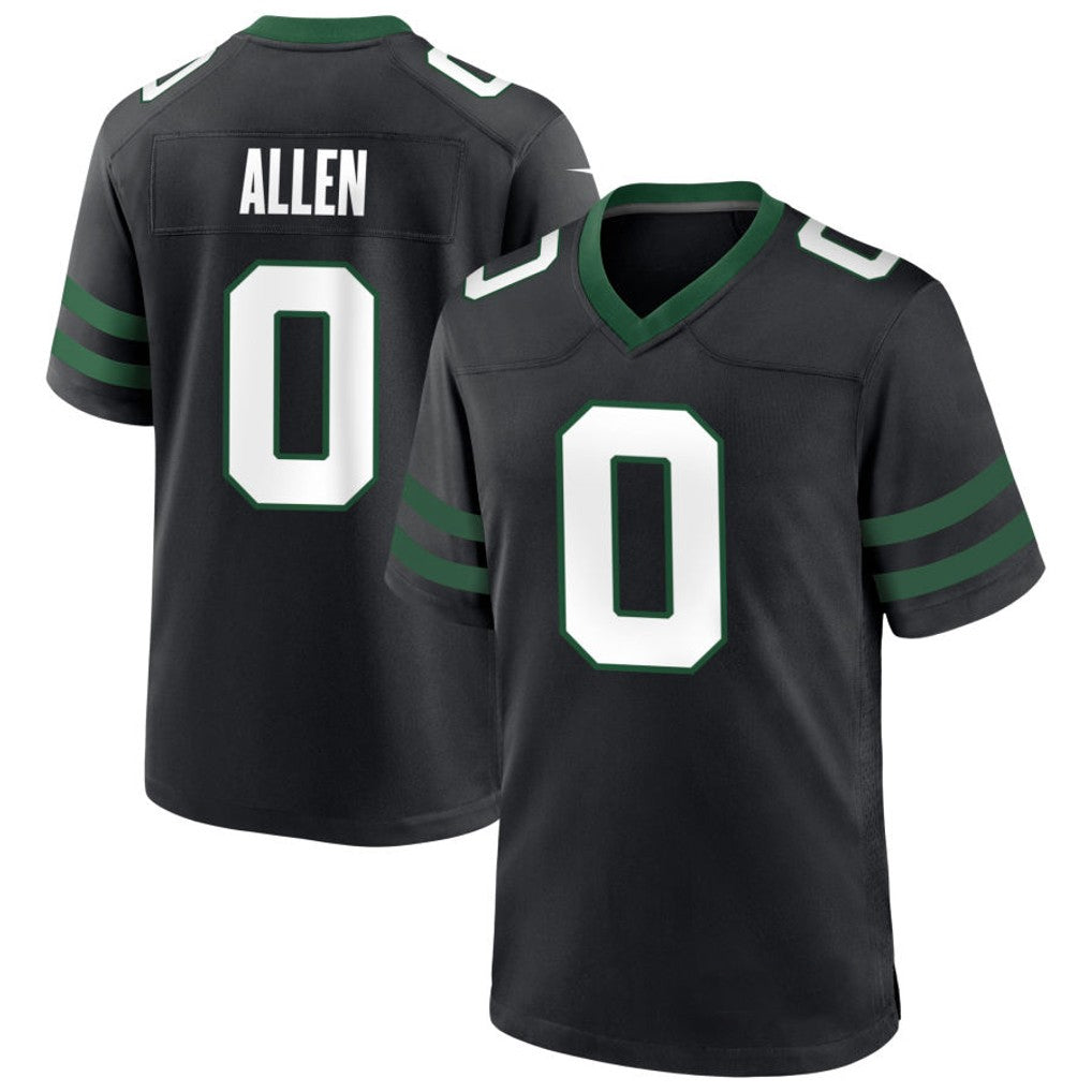 Kooe NY.Jets #0 Braelon Allen Player Black Home Game Stitched Jerseys