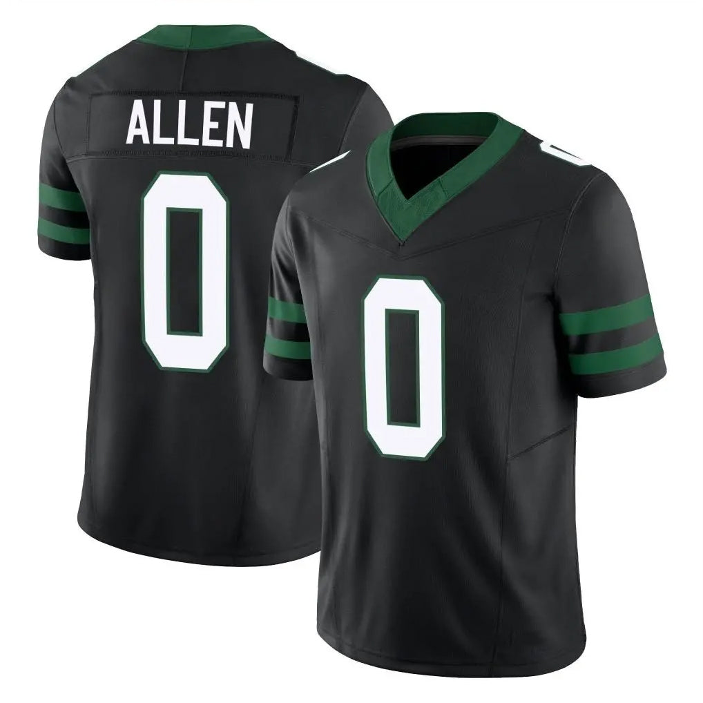 Kooe NY.Jets #0 Braelon Allen Player Black Vapor F.U.S.E. Limited Stitched Jerseys