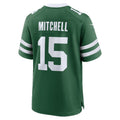 Kooe NY.Jets #15 Adonai Mitchell Legacy Green Team Game Stitched Jerseys