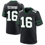 Kooe NY.Jets #16 Vinny Testaverde Player Black Home Game Stitched Jerseys