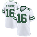 Kooe NY.Jets #16 Vinny Testaverde Player White Home Game Stitched Jerseys