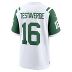 Kooe NY.Jets #16 Vinny Testaverde White Retired Player Alternate Game Stitched Jerseys
