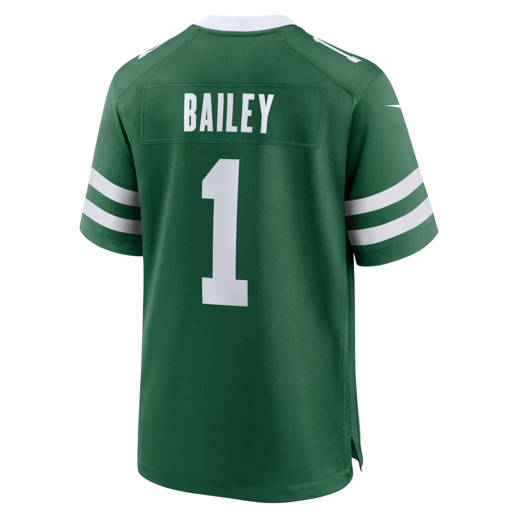 Kooe NY.Jets #1 David Bailey Legacy Green 2026  Draft First Round Pick No. 2 Team Game Stitched Jerseys