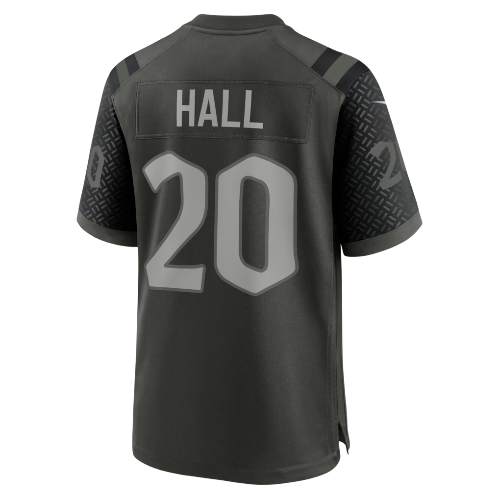 Kooe NY.Jets #20 Breece Hall Gotham Green 2025 Rivalries Collection Game Stitched Jerseys