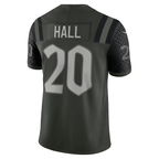 Kooe NY.Jets #20 Breece Hall Gotham Green 2025 Rivalries Collection Stitched Limited Jerseys