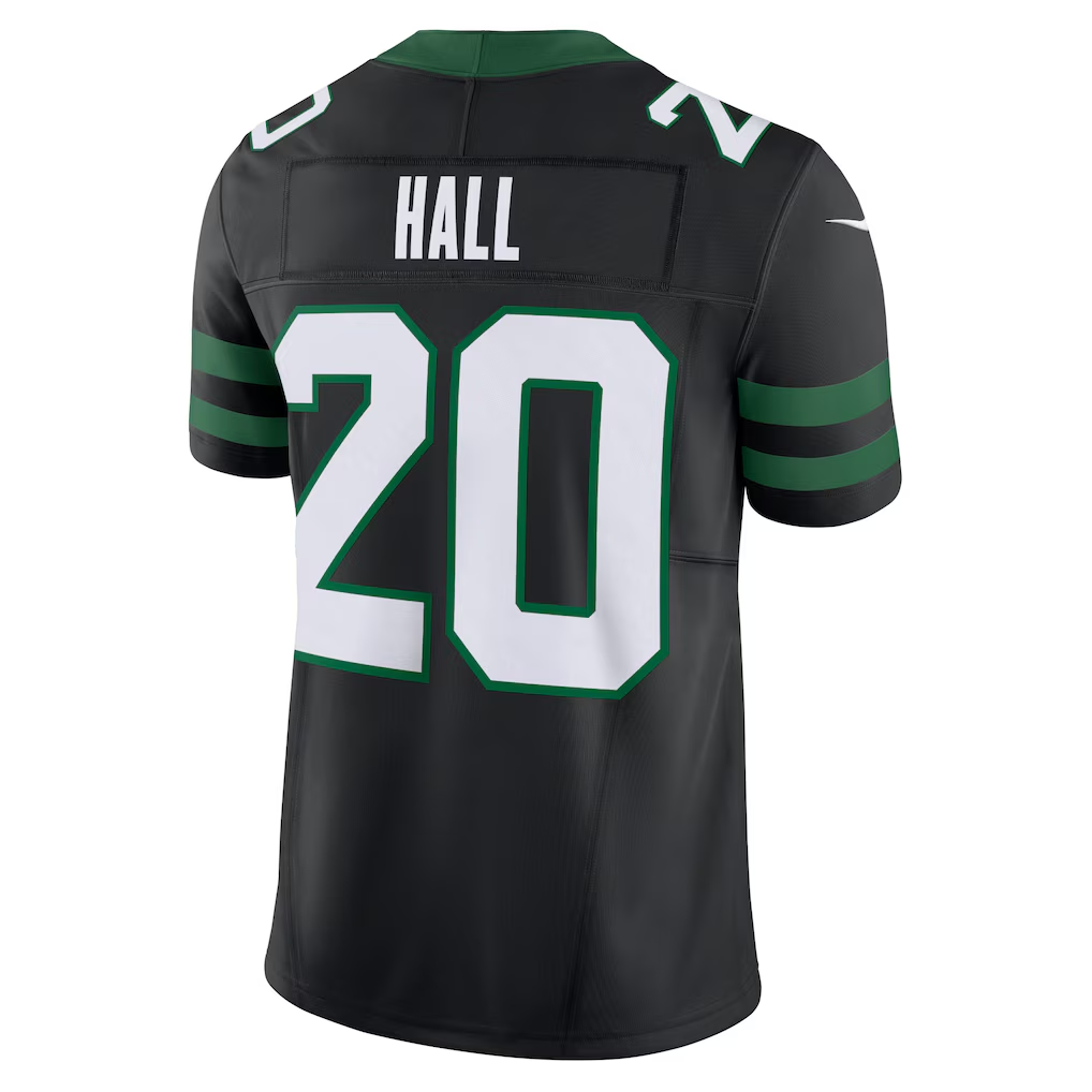 Kooe NY.Jets #20 Breece Hall Legacy Black Alternate Vapor F.U.S.E. Limited Stitched Jerseys