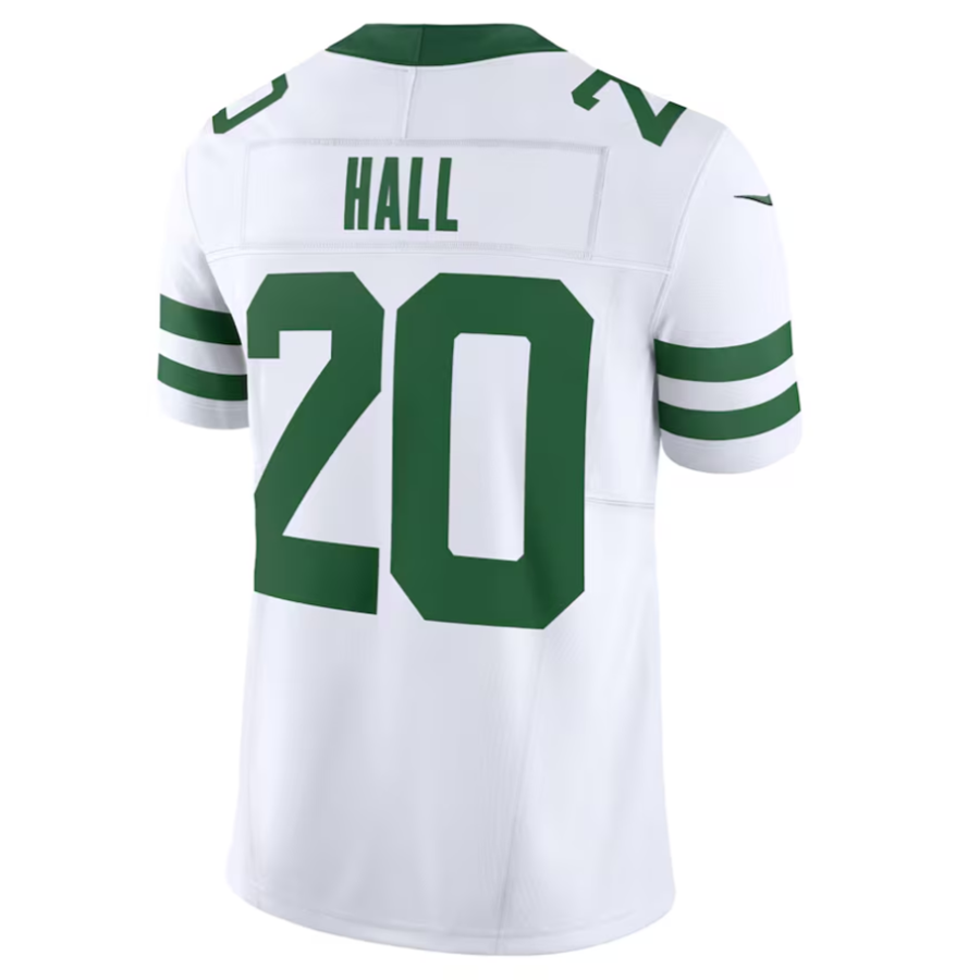 Kooe NY.Jets #20 Breece Hall Player White Home Game Stitched Jerseys
