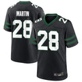 Kooe NY.Jets #28 Curtis Martin Player Black Home Game Stitched Jerseys