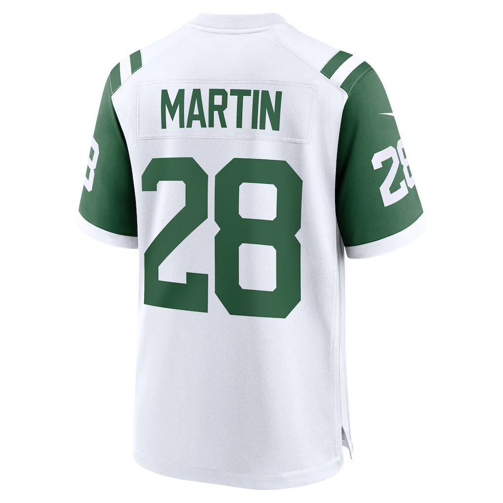 Kooe NY.Jets #28 Curtis Martin White Retired Player Alternate Game Stitched Jerseys