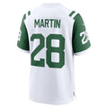 Kooe NY.Jets #28 Curtis Martin White Retired Player Alternate Game Stitched Jerseys