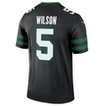 Kooe NY.Jets #5 Garrett Wilson Legacy Black Legend Jersey Stitched American Stitched Jerseys