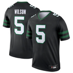 Kooe NY.Jets #5 Garrett Wilson Legacy Black Legend Jersey Stitched American Stitched Jersey