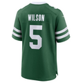 Kooe NY.Jets #5 Garrett Wilson Legacy Green Game Jersey Stitched American Stitched Jerseys