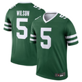 Kooe NY.Jets #5 Garrett Wilson Legacy Green Legend Jersey Stitched American Stitched Jersey