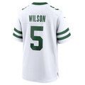 Kooe NY.Jets #5 Garrett Wilson Legacy White Game Jersey Stitched American Stitched Jerseys