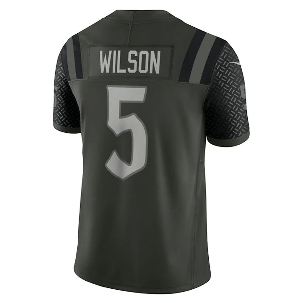 Kooe NY.Jets #5 Garrett Wilson Player Gotham Green Vapor F.U.S.E. Limited Stitched Jerseys