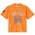Kooe NY.Knicks OVO x  Orange Mesh Football Fashion Jerseys