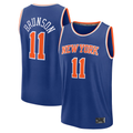 Kooe NY.Knicks #11 Jalen Brunson  Blue Fast Break Replica Player Jerseys - Icon Edition