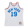 Kooe NY.Knicks #19 Nathaniel Clifton Mitchell & Ness White 1950-51 Pioneers Swingman Jerseys
