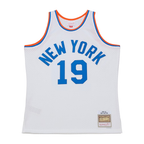 Kooe NY.Knicks #19 Nathaniel Clifton Mitchell & Ness White 1950-51 Pioneers Swingman Jerseys