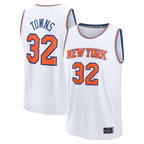 Kooe NY.Knicks #32 Karl-Anthony Towns  White Fast Break Replica Player Jerseys - Association Edition