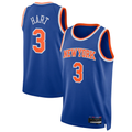 Kooe NY.Knicks #3 Josh Hart Blue Swingman Player Jerseys - Icon Edition